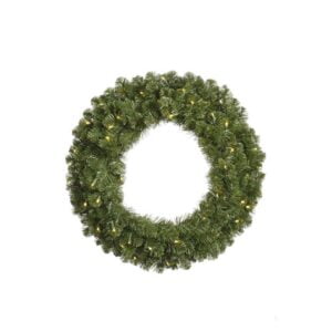 Grand Teton Wreath (Pre-Lit) Warm White 30"