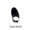 R40 Landscape Bullet Light Down Shield Small Stake (12"x1") 100 Watt Mercury Vapor None