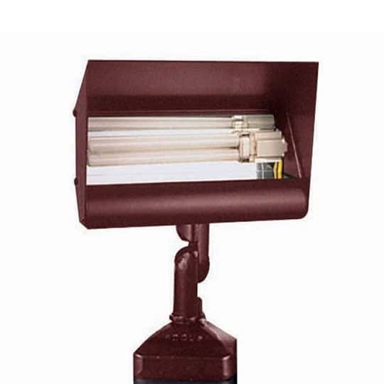 120V 13W Fluorescent Flood Light w/8.35” Hood Extension for Signage