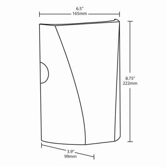 SLIM LED Wall Pack Light 3000K (Warm White) 12 Watts