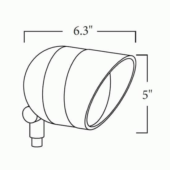 PAR36 Low Voltage Bullet with Shield