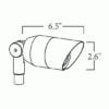 Low Voltage MR16 Copper Bullet Prismatic Lens