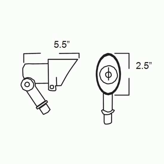Low Voltage Bullet Light Long Shield