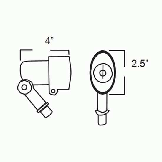 Low Voltage Bullet Light Long Shield