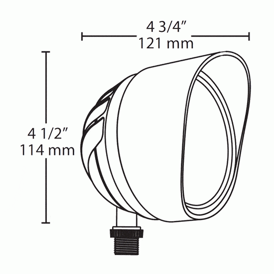 LED Round Bullet Flood 3000K (Warm White)