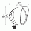 LED Round Bullet Flood 4000K (Neutral White)