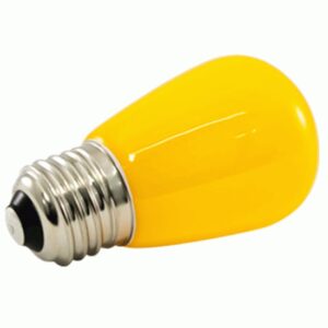 S14 LED Bulbs (25-Pack) Frosted Yellow