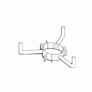 Wood Pole Bracket Triple Tenon