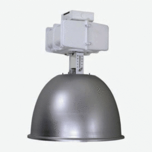 16" Spun Aluminum Metal Halide High Bay 400 Watts Metal Halide  Drop Lens
