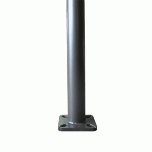 Round Straight Steel Light Poles 24' x 4" x 7G