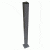 Straight Square Steel Light Poles 25' x 4" x 7/11G