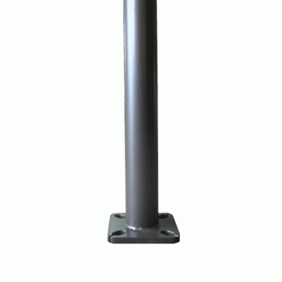 Round Tapered Steel Light Poles 50' x 11G (Single Piece Shaft)
