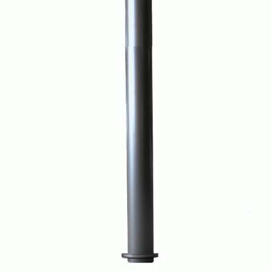 Direct Burial Round Straight Steel Galvanized Light Poles 20′ x 4" x 11G