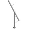 Hinged Straight Square Steel Light Poles 20' x 4" x 7/11