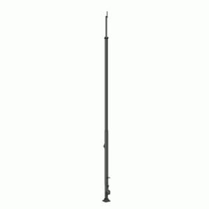 Hinged Straight Square Steel Light Poles 15' x 4" x 11/11