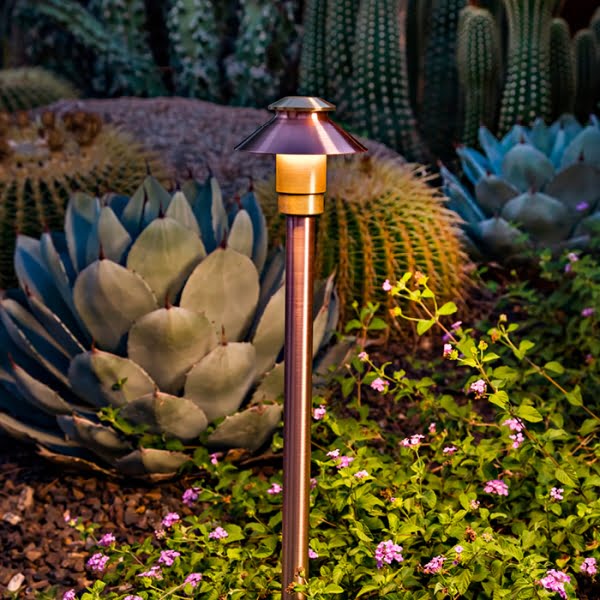 Zion 4" Path Light w/Fixed Stem
