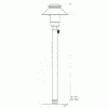 Zion 4" Path Light w/Adjustable Stem