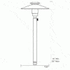 Sequoia 7" Path Light w/Adjustable Stem