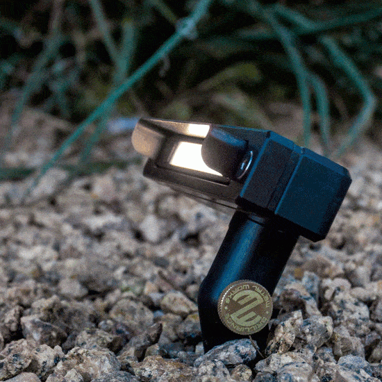 Low Wattage Mini Integrated LED Ozark Soft Accent Light in Black Aluminum