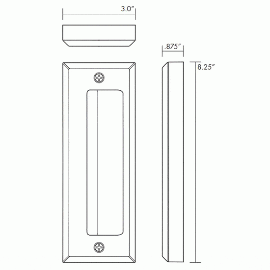LED Cascade Aluminum Steplight 1.5 Watt