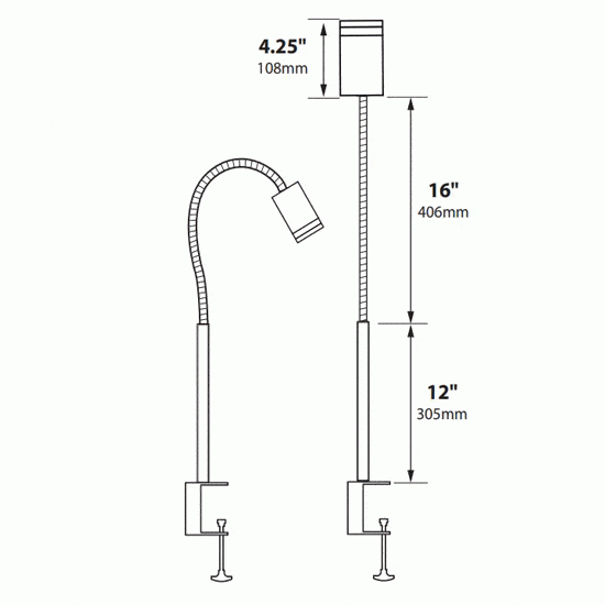 BQ03 BBQ Light 3″ Clamp 12 Volts