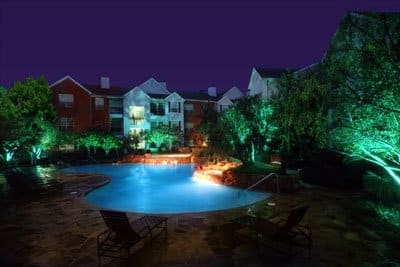 Large Apartment Complex After Lighting Retrofit