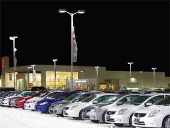 Car Dealer Parking Lot Light Fixtures