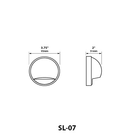 Surface Dome Step Light (120V)