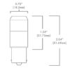 BEACON LED SCB Ceramic, 2-Watt, 2700K