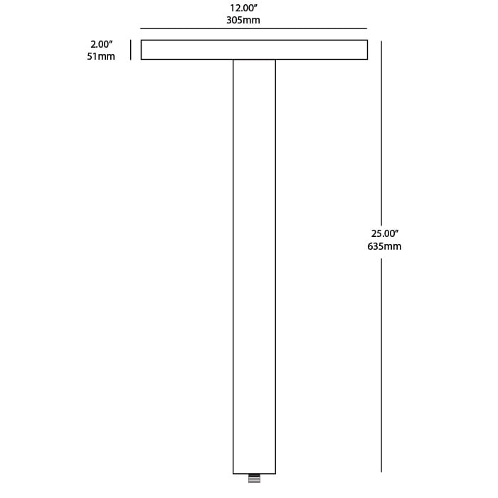 2X 4W LEDP 12V, EXTRUDED ALUM/BRASS T-SHAPE, GLASS LENS, BLACK TEX