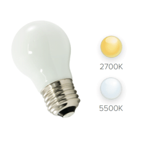 A15 LED Bulbs (25-Pack) Frosted, E26 Base