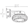 Wall Mount LED Hazardous Fixture 26 Watts