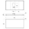 LED Recessed Panel Light (2 x 4) 3500K (Warm Neutral) 59 Watts