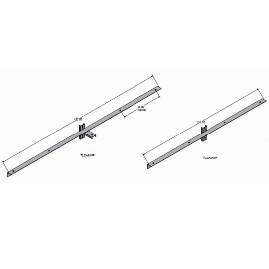 Recreational 200ft Radius Softball Field LED Lighting Kit