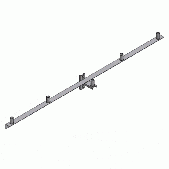 Angle Iron Cross Arms (Wood Poles) 5 Light