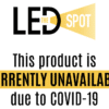 22" Acrylic Metal Halide High Bay (480V) 250 Watts Metal Halide Flat Glass Lens