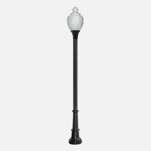 10′ 4″ Pole with 26A Acrylic Acorn Globe