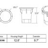 Slip-Resistant Lens Low Voltage LED Burial Light