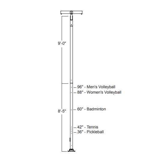 LED Single Fixture Sports Pole Series
