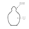 8′ 4″ Fluted Post with 26A Globe