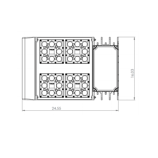 LED Single Fixture Sports Pole Series