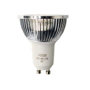 5w 120V MR16 LED GU10 DIMMABLE 3000K