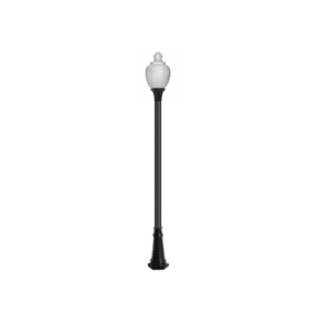 8′ 4″ Fluted Post with 26A Globe