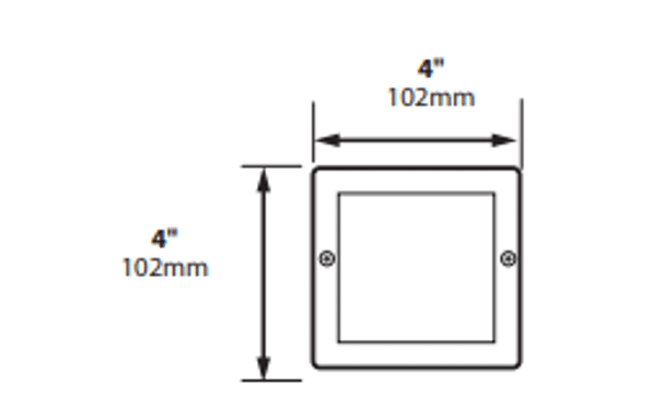 Replacement Face Plate for SL44 4×4 with Screws