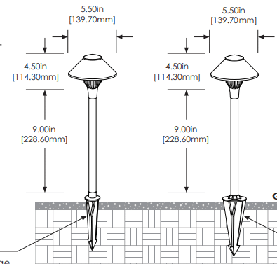 Area Light China Hat 4 Watt