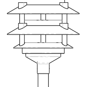 Replacement Pagoda Center Tier