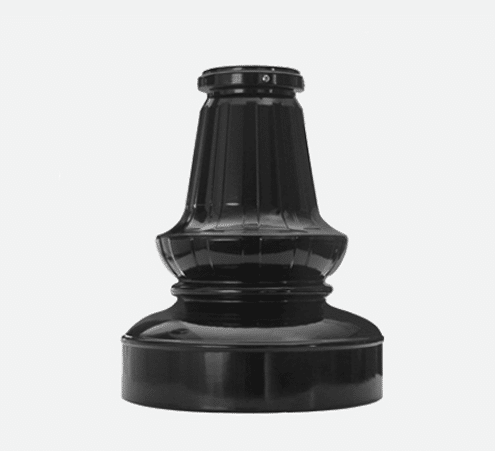 Traditional 12′ Pole with Acrylic Acorn Globe (No Lamp)