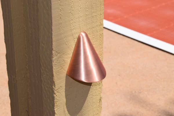 SL59 Surface Dome Step Light Post/Surface (No Lamp)