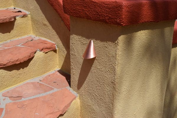 SL59 Surface Dome Step Light Post/Surface (No Lamp)