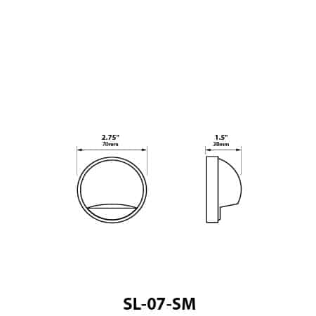 Replacement Cover for Surface Dome Light SL07